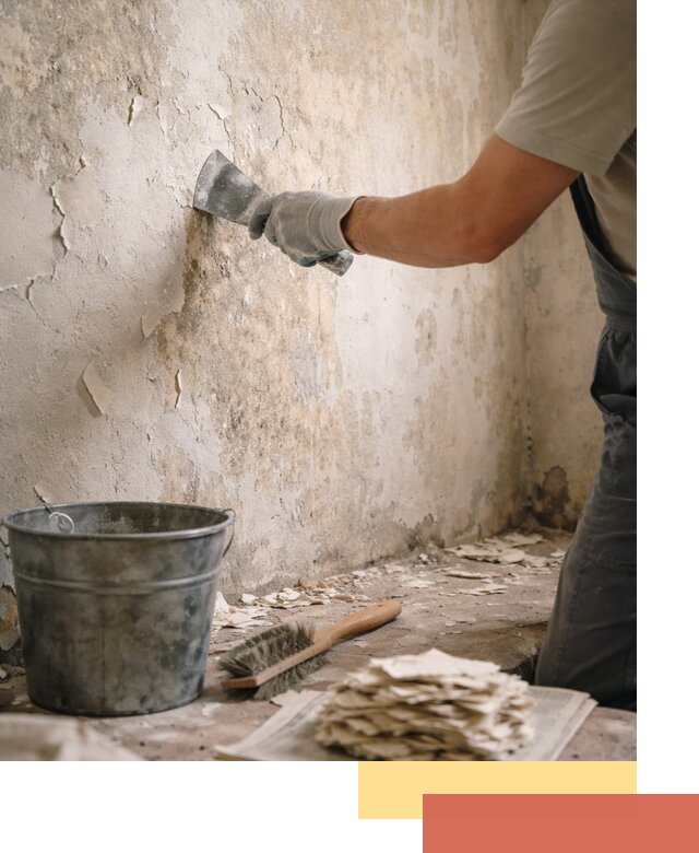 Удаление старой краски со стен в Петрозаводске качественно и быстро