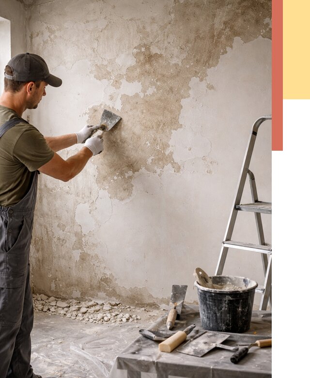 Снятие старой шпаклевки в Петрозаводске от 1878 руб. — быстро и недорого | ОТДЕЛОЧНИК-Птр