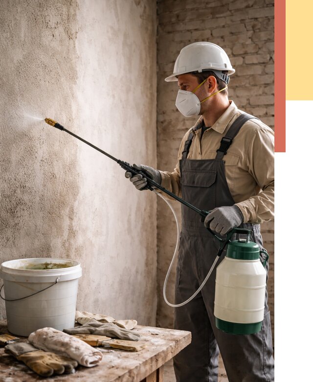 Антисептическая обработка стен в Петрозаводске от 1218 руб. — быстро и недорого | ОТДЕЛОЧНИК-Птр