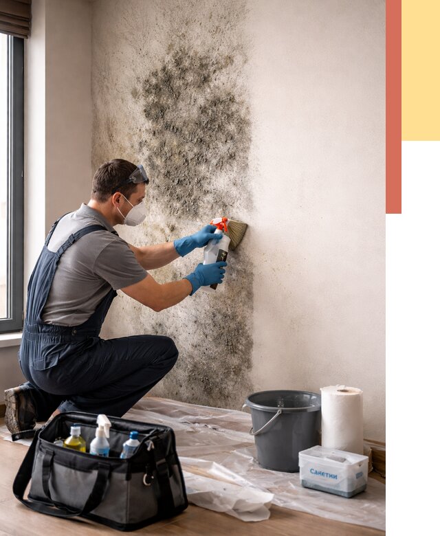 Удаление плесени со стен в Петрозаводске от 2182 руб. — быстро и недорого | ОТДЕЛОЧНИК-Птр