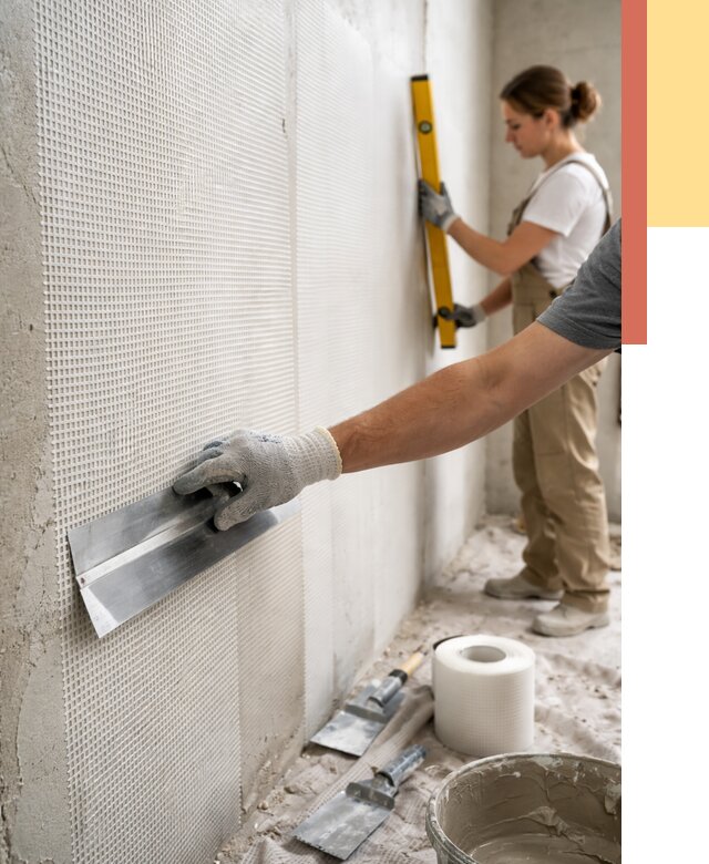 Армирование стен стеклосеткой в Петрозаводске от 3248 руб. под ключ | ОТДЕЛОЧНИК-Птр