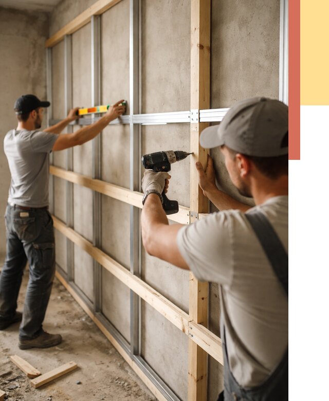 Устройство обрешетки под панели в Петрозаводске от 2132 руб. — монтаж под ключ | ОТДЕЛОЧНИК-Птр