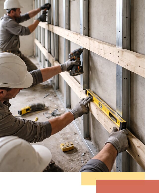 Устройство обрешетки под панели в Петрозаводске