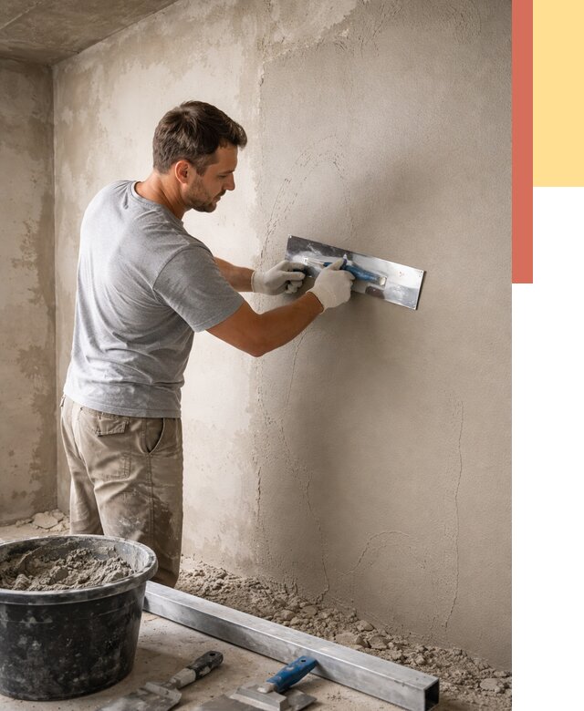 Штукатурка стен без маяков в Петрозаводске от 7308 руб/м2 — услуги и цена | ОТДЕЛОЧНИК-Птр