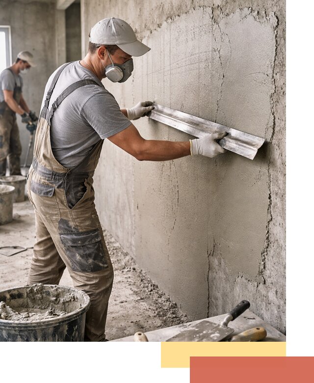 Штукатурка бетонных стен в Петрозаводске качественно и долговечно