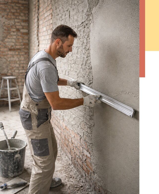 Штукатурка кирпичных стен в Петрозаводске от 4568 руб/м2 — быстро и недорого | ОТДЕЛОЧНИК-Птр