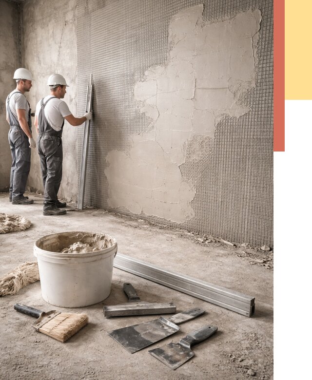 Штукатурка стен по сетке в Петрозаводске от 5583 руб./м2 — быстро и недорого | ОТДЕЛОЧНИК-Птр