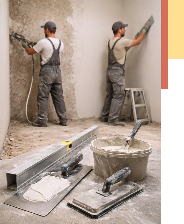 Штукатурка стен под обои в Петрозаводске от 4568 руб./м2 — выравнивание под обои | ОТДЕЛОЧНИК-Птр