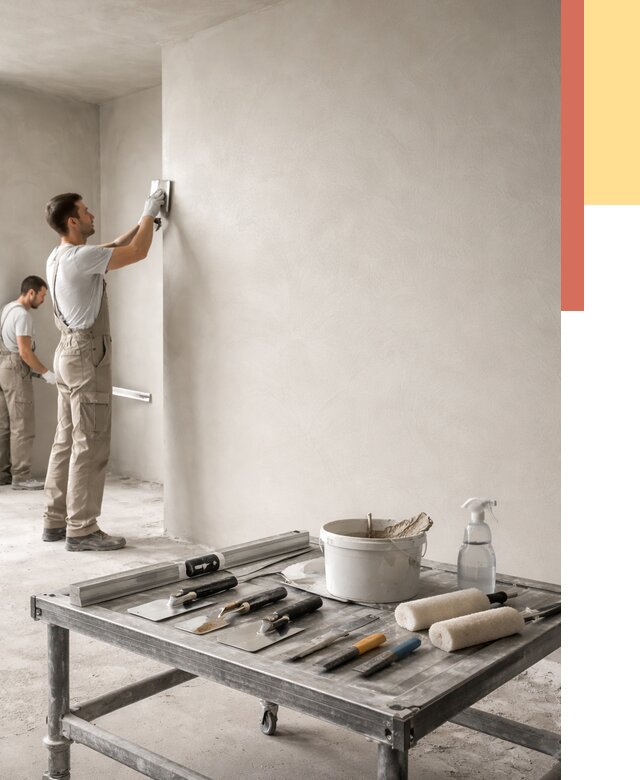 Штукатурка стен под покраску в Петрозаводске от 4568 руб./м² — качественно и недорого | ОТДЕЛОЧНИК-Птр