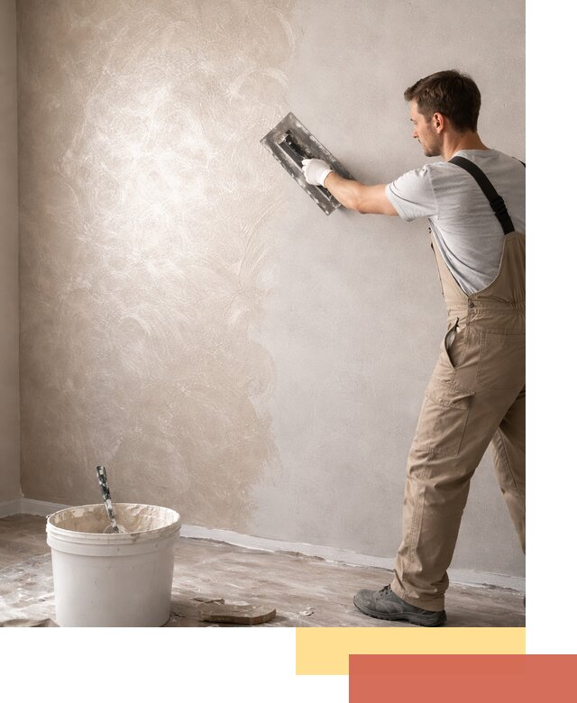 Декоративная штукатурка «Мокрый шелк» под ключ в Петрозаводске