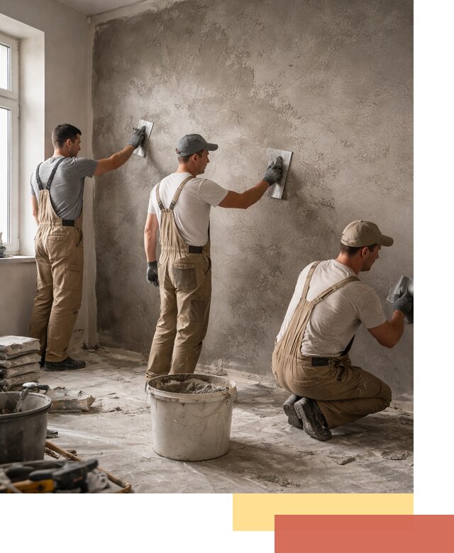 Декоративная штукатурка под бетон в Петрозаводске для стен и потолков