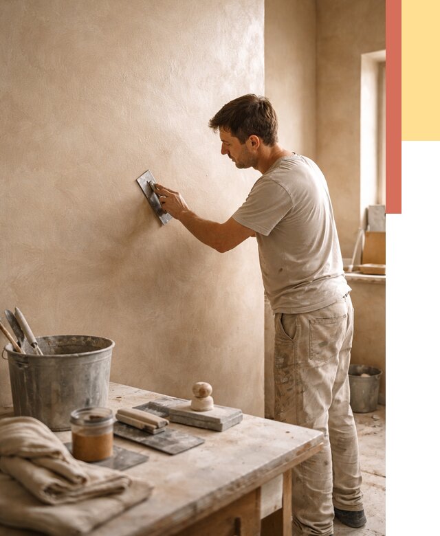 Марокканская штукатурка таделакт в Петрозаводске под ключ от 4263 руб. | ОТДЕЛОЧНИК-Птр