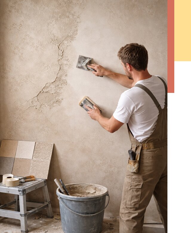 Ремонт декоративной штукатурки в Петрозаводске от 4568 руб. под ключ | ОТДЕЛОЧНИК-Птр