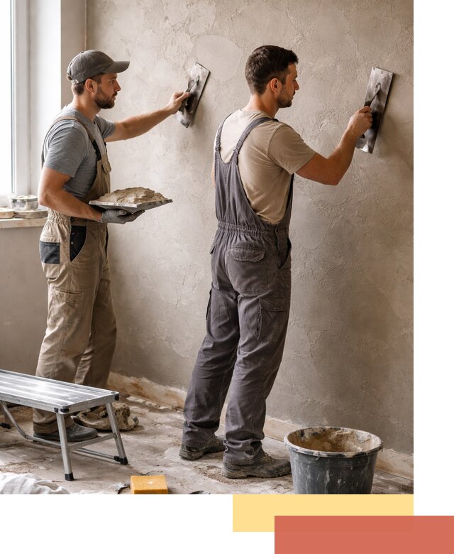 Ремонт декоративной штукатурки и восстановление фактуры в Петрозаводске