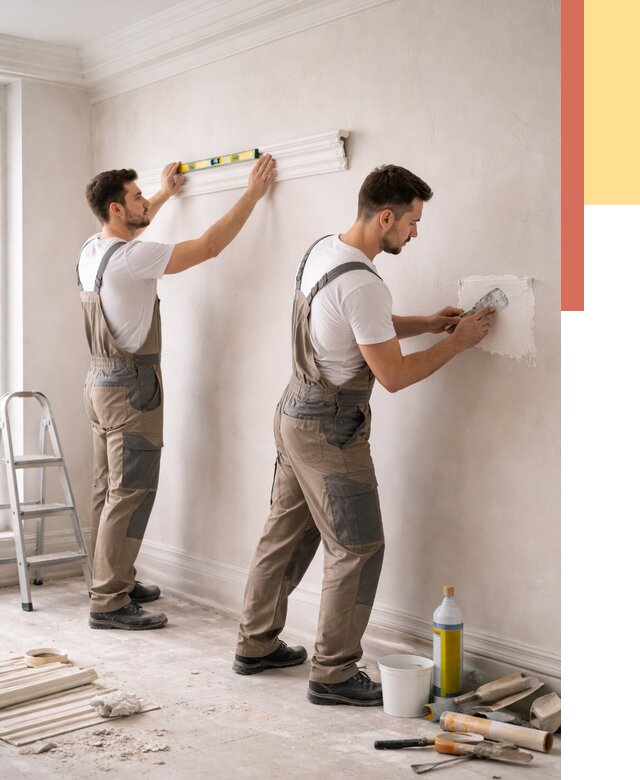 Монтаж лепнины на стены в Петрозаводске от 4568 руб. — недорого, быстро | ОТДЕЛОЧНИК-Птр