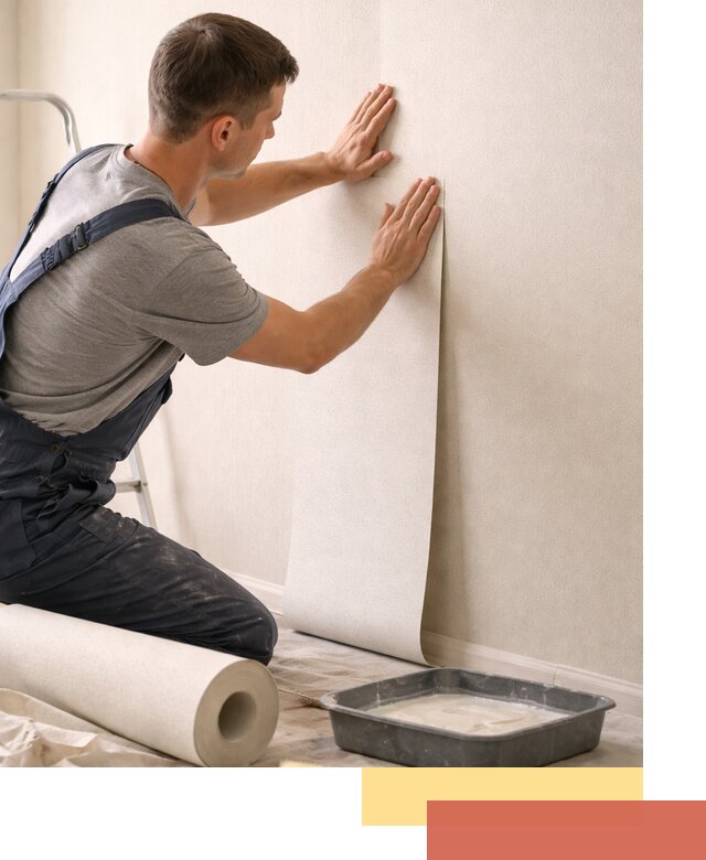 Поклейка флизелиновых обоев в Петрозаводске качественно и быстро