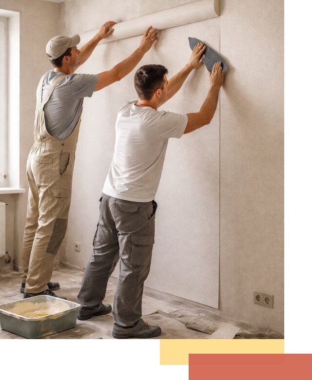 Поклейка виниловых обоев в Петрозаводске профессионально и качественно