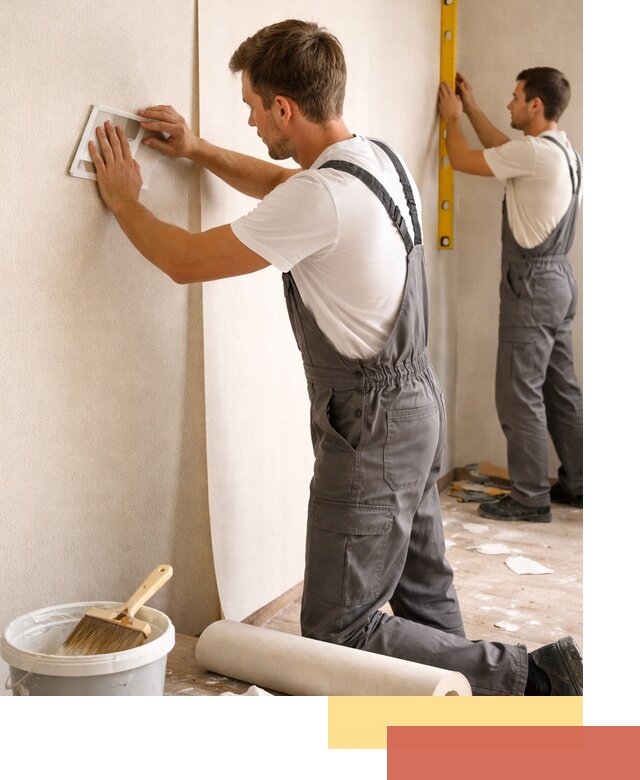 Поклейка бумажных обоев в Петрозаводске качественно и недорого