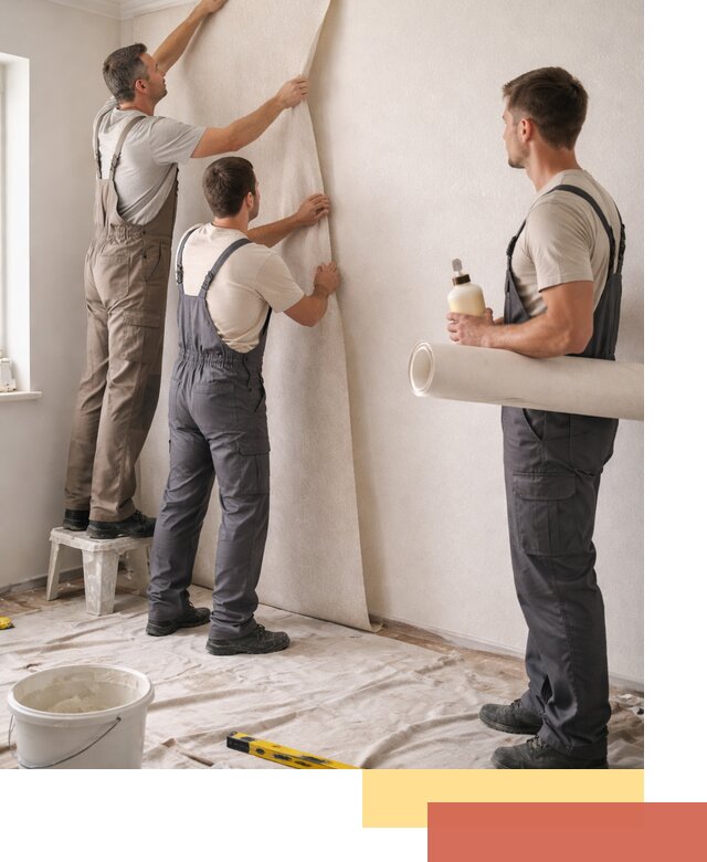 Оклейка стен обоями в Петрозаводске — качественно и профессионально