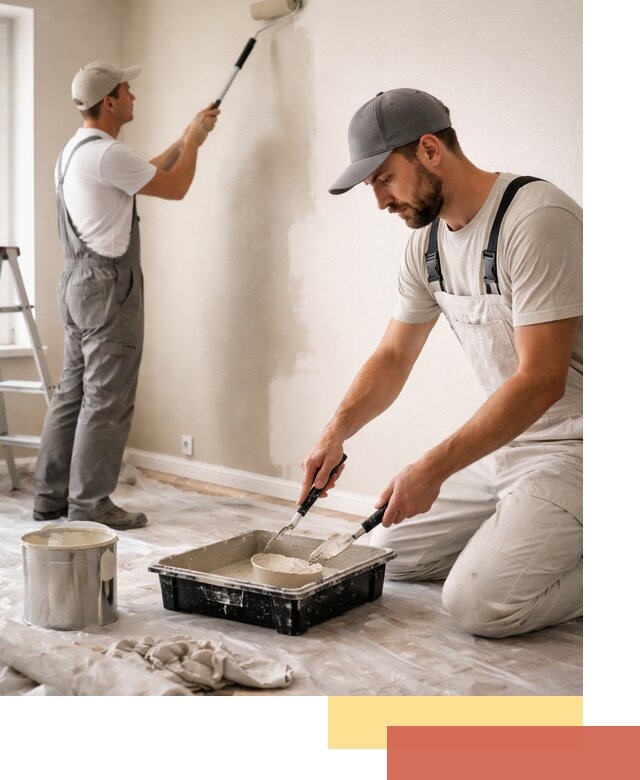 Покраска стен в квартире в Петрозаводске — профессионально и аккуратно