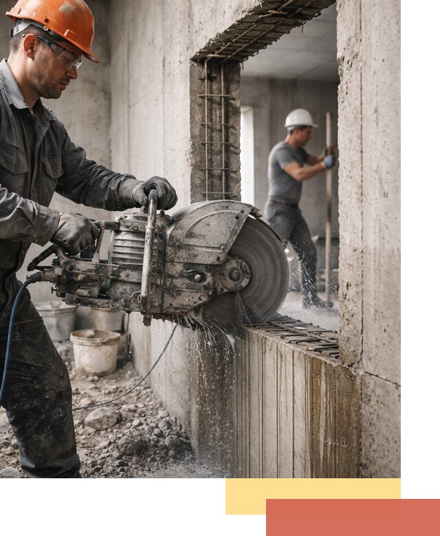 Алмазная резка проемов в Петрозаводске быстро и точно