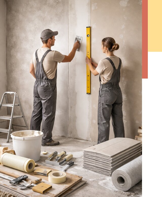 Отделка стен в Петрозаводске от 1523 руб/м² — недорого, быстро, под ключ | ОТДЕЛОЧНИК-Птр