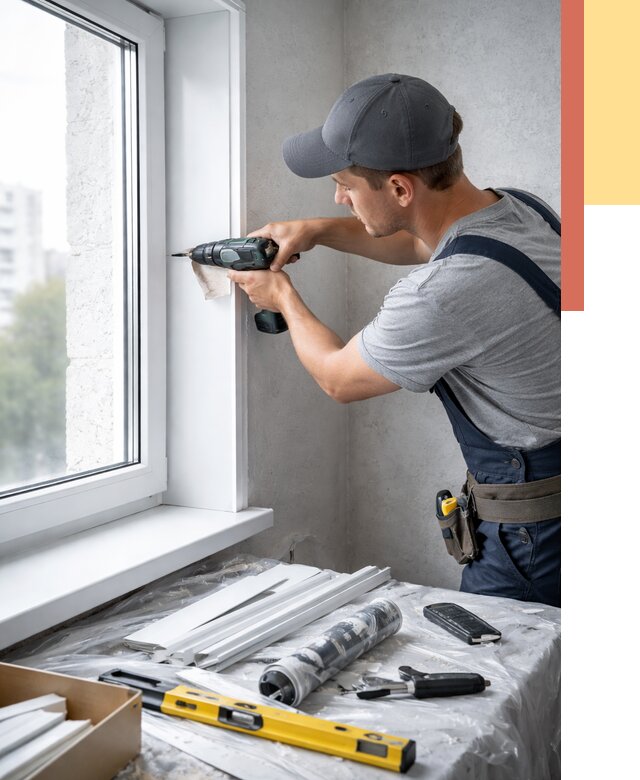 Установка пластиковых откосов в Петрозаводске от 2284 руб. | ОТДЕЛОЧНИК-Птр монтаж, быстро и недорого