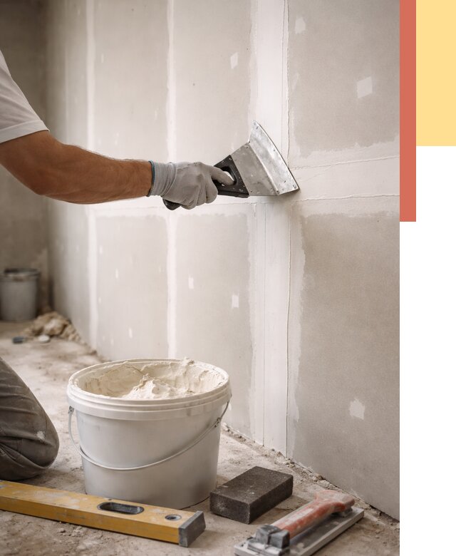 Шпаклевка перегородок из гипсокартона в Петрозаводске от 2538 руб. — услуги ОТДЕЛОЧНИК-Птр