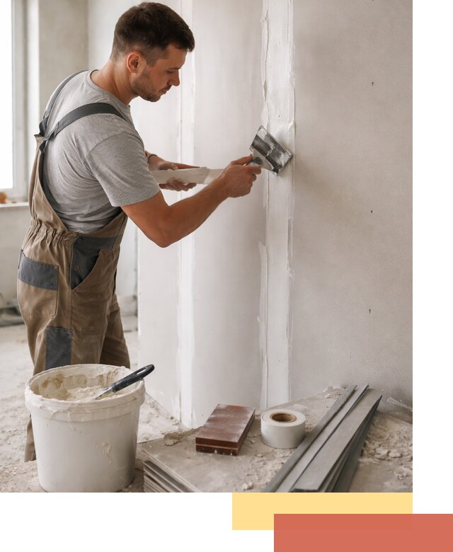 Шпаклевка перегородок из гипсокартона в Петрозаводске качественно и быстро