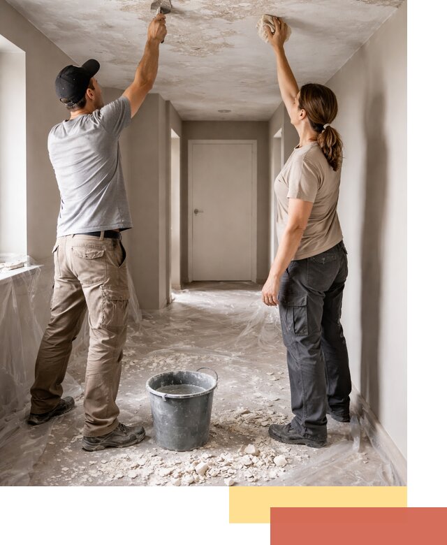 Удаление побелки с потолка в Петрозаводске — быстро и аккуратно