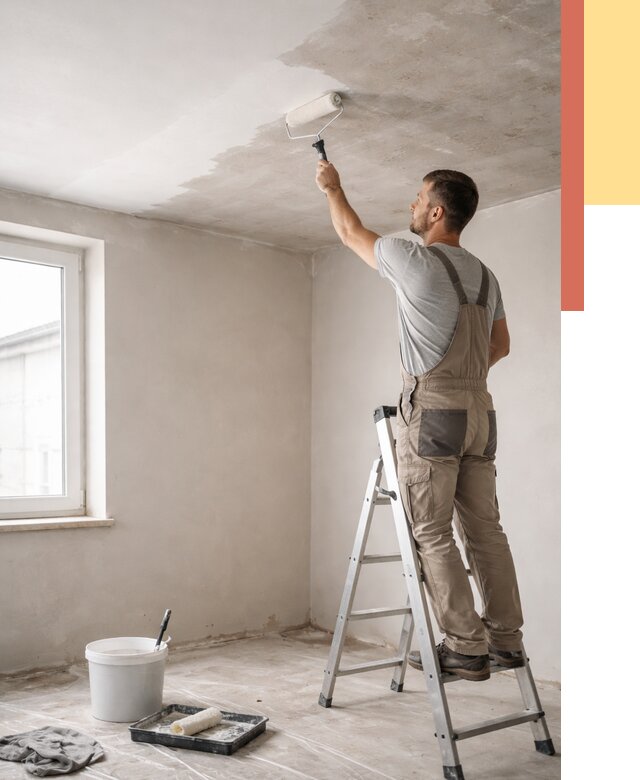 Грунтовка потолка в Петрозаводске от 2538 руб. — быстро и недорого | ОТДЕЛОЧНИК-Птр