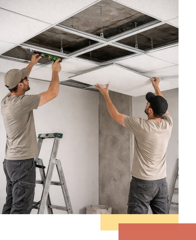 Монтаж потолка Армстронг под ключ в Петрозаводске