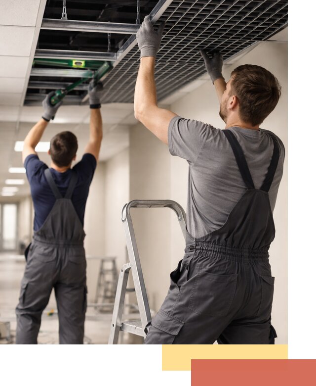 Монтаж потолка Грильято в Петрозаводске: установка под ключ качественно