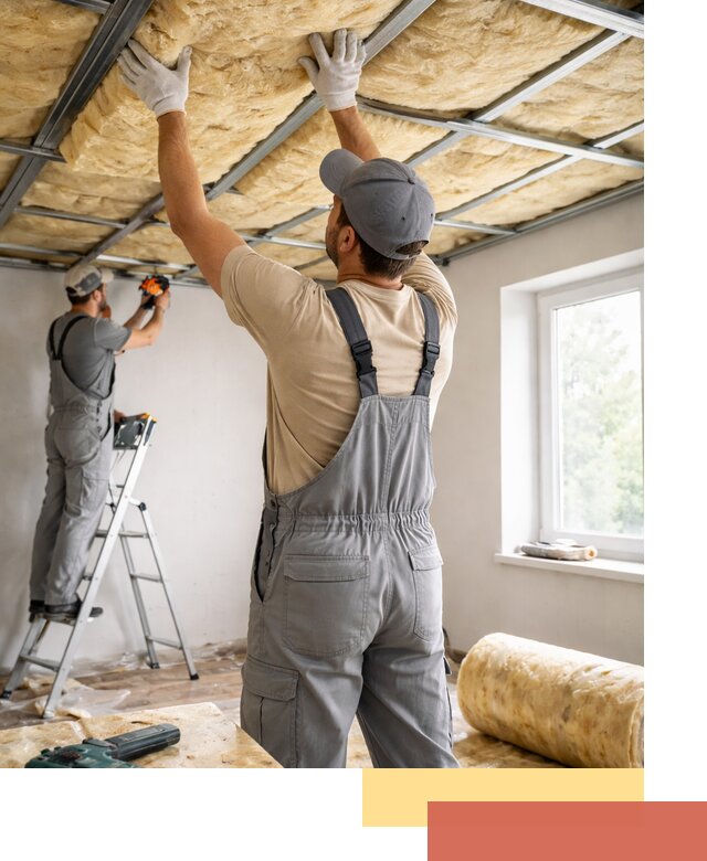 Утепление потолка под ключ в Петрозаводске качественно и быстро