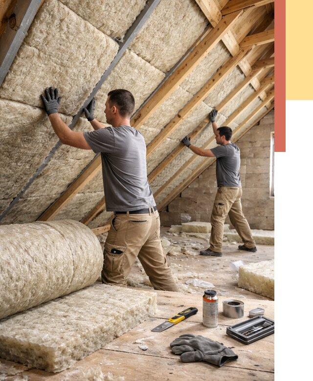 Утепление потолка минватой в Петрозаводске от 1472 руб. — быстро и недорого | ОТДЕЛОЧНИК-Птр