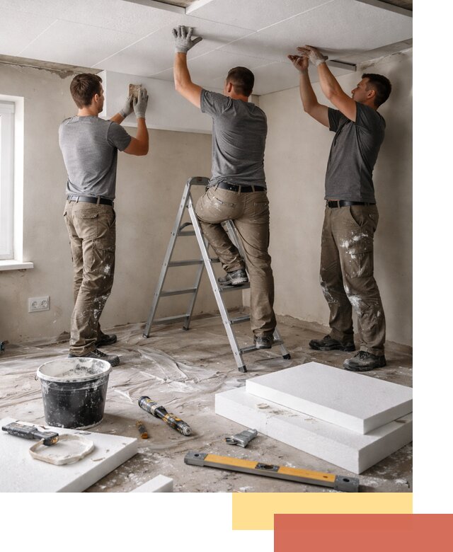 Утепление потолка пенопластом в Петрозаводске быстро и качественно