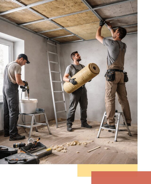 Шумоизоляция потолка в Петрозаводске: профессиональный монтаж и отделка