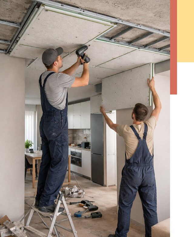 Шумоизоляция потолка панелями зипс в Петрозаводске от 1878 руб. под ключ | ОТДЕЛОЧНИК-Птр